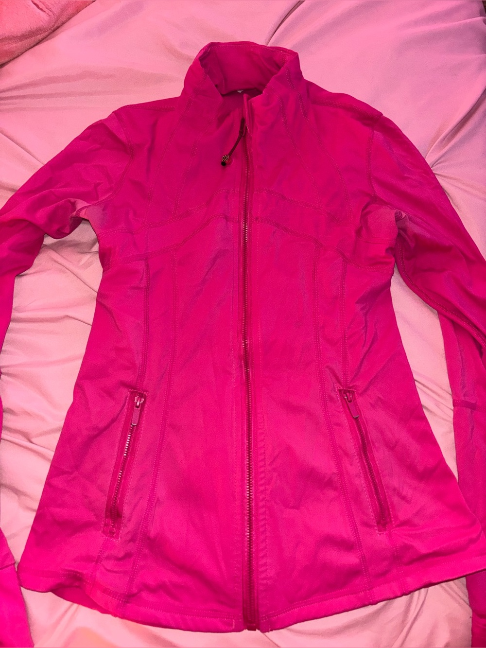 Lululemon Hot Pink Define jacket